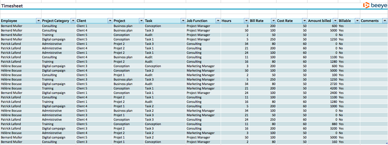 Excel Template How To Create A Timesheet In Excel