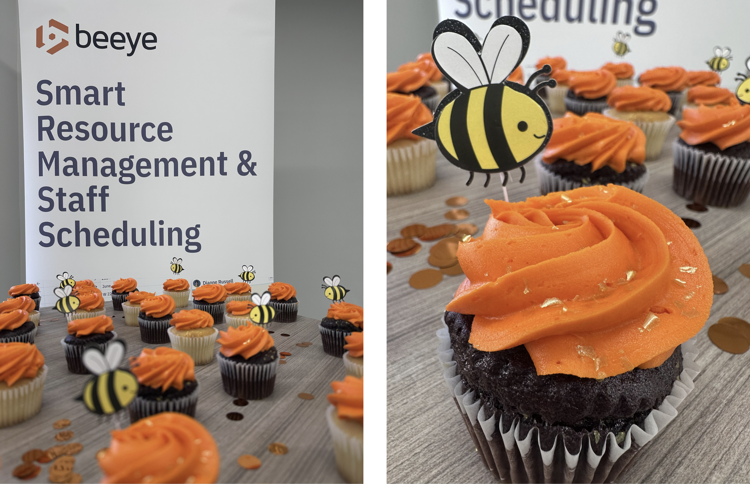 Cupcakes from the go live launch of Beeye at Kruggel Lawton