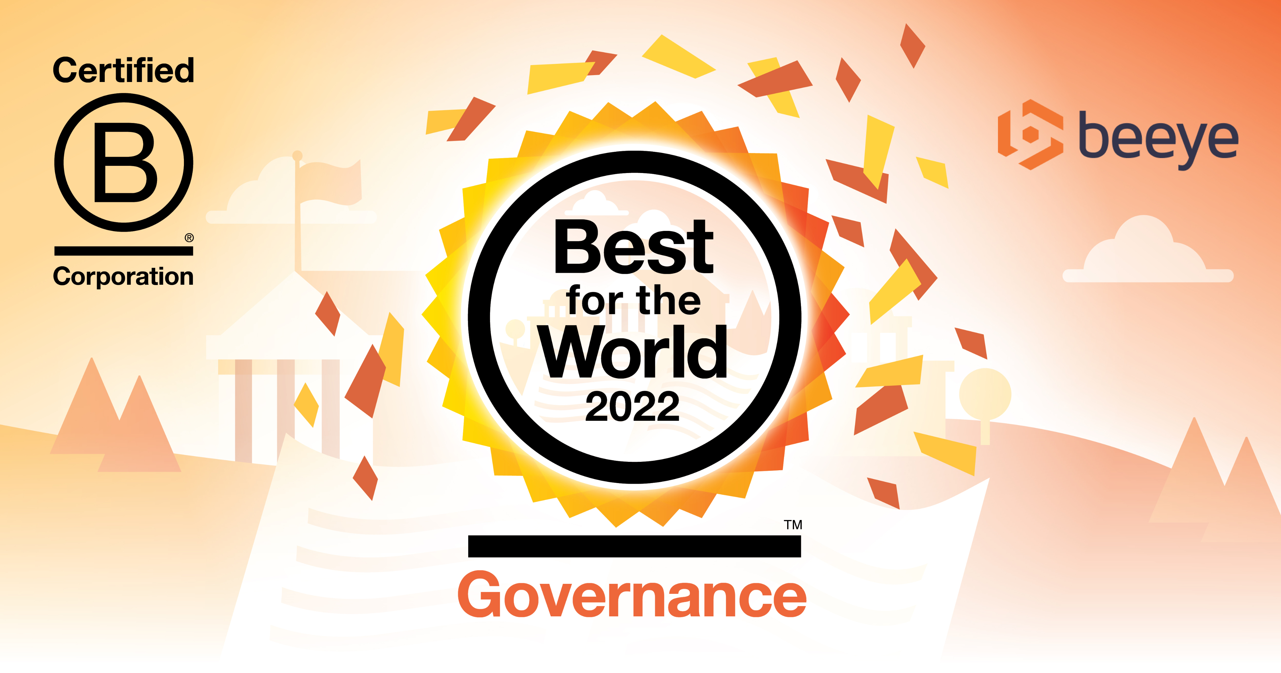 Beeye Named Best for the World in Governance 2022