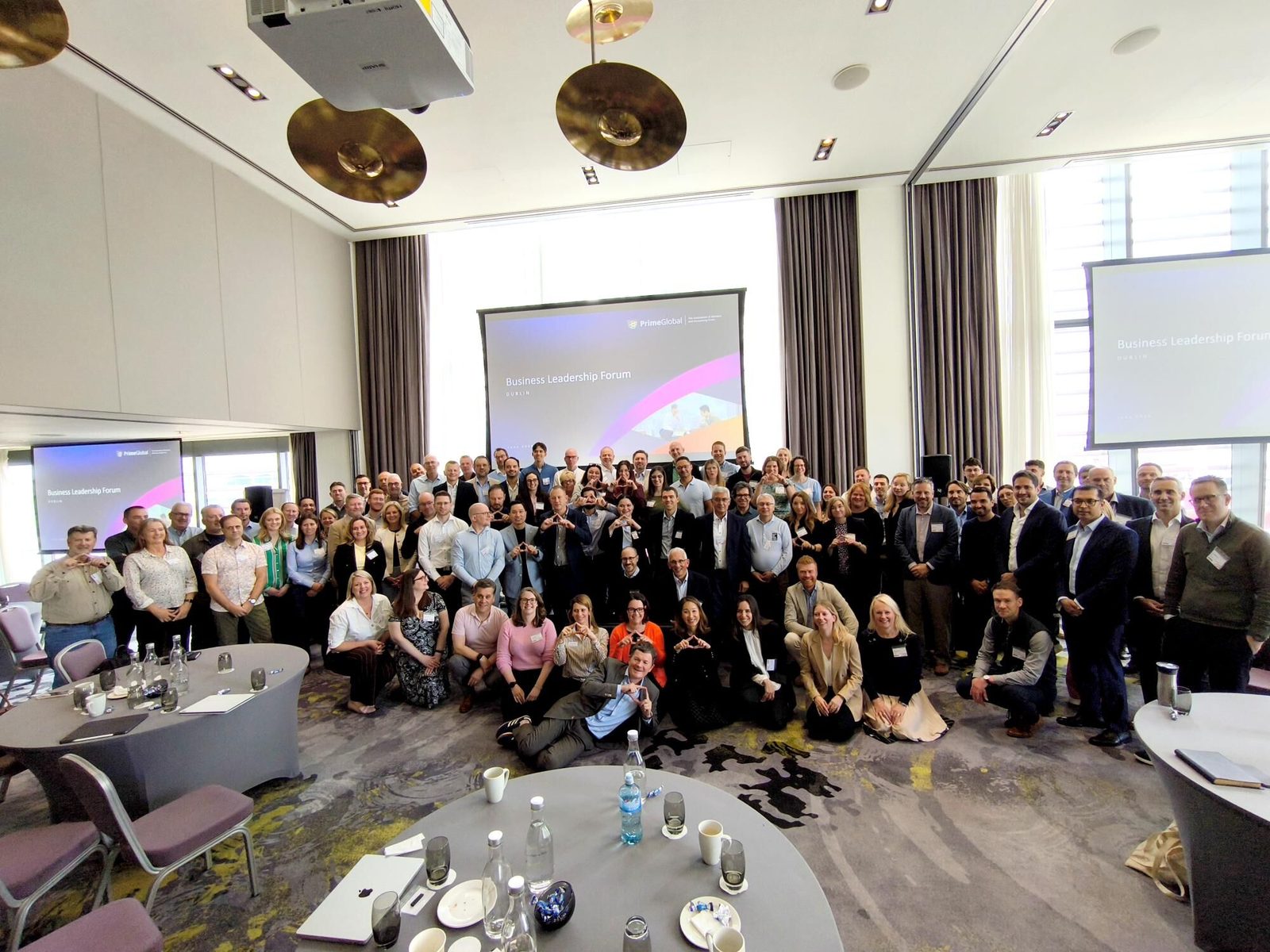 PrimeGlobal Business Leadership Forum delegates in Dublin